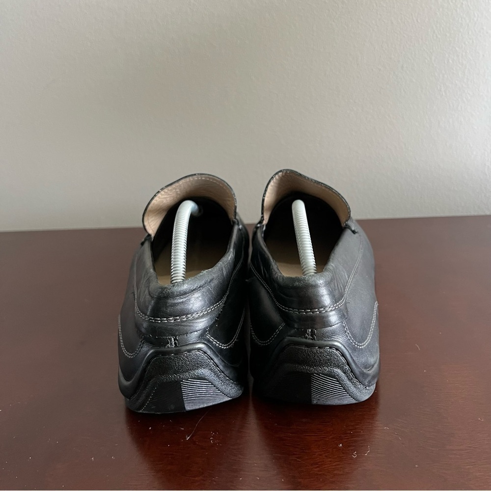 Ecco Mens Black Leather Drivers Extra Width Size 45‎ US Size 11 Wide - Picture 7 of 9